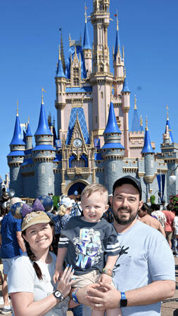 Family In Magic Kingdom